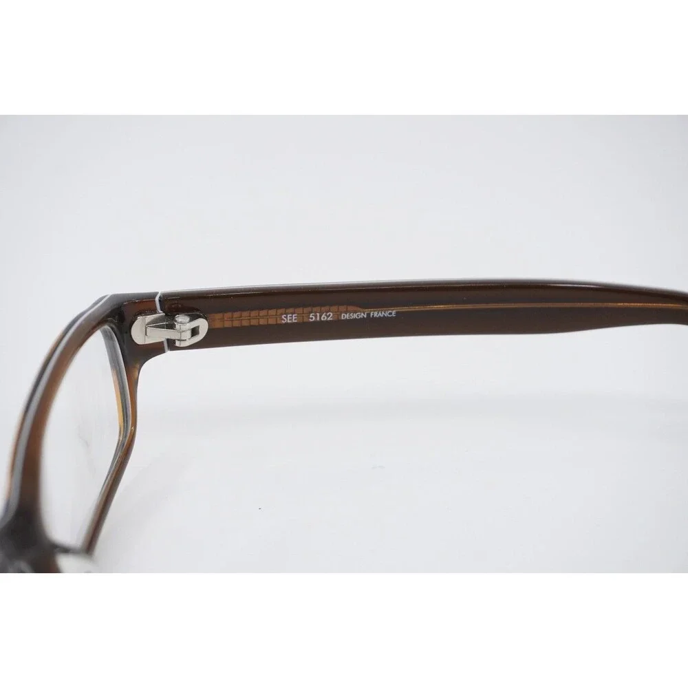 See Eyeglasses Frames See 5162 Brown Black Full Square 51-20-140 C.147 France